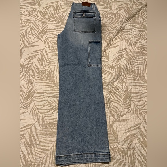 Blue Denim Cargo Jeans - Picture 6 of 6